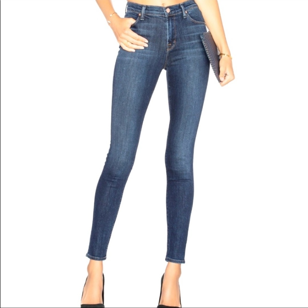 JBrand Maria High Rise Ankle Skinny in Mazzaro